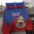 Personalized Second Empire of Haiti 1849-1859 Bedding Set Imperial Coat Of Arms Flag Style