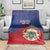 Personalized Second Empire of Haiti 1849-1859 Blanket Imperial Coat Of Arms Flag Style