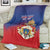 Personalized Second Empire of Haiti 1849-1859 Blanket Imperial Coat Of Arms Flag Style