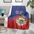 Personalized Second Empire of Haiti 1849-1859 Blanket Imperial Coat Of Arms Flag Style