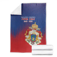 Personalized Second Empire of Haiti 1849-1859 Blanket Imperial Coat Of Arms Flag Style