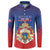Personalized Second Empire of Haiti 1849-1859 Button Sweatshirt Imperial Coat Of Arms Flag Style