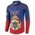 Personalized Second Empire of Haiti 1849-1859 Button Sweatshirt Imperial Coat Of Arms Flag Style