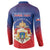 Personalized Second Empire of Haiti 1849-1859 Button Sweatshirt Imperial Coat Of Arms Flag Style