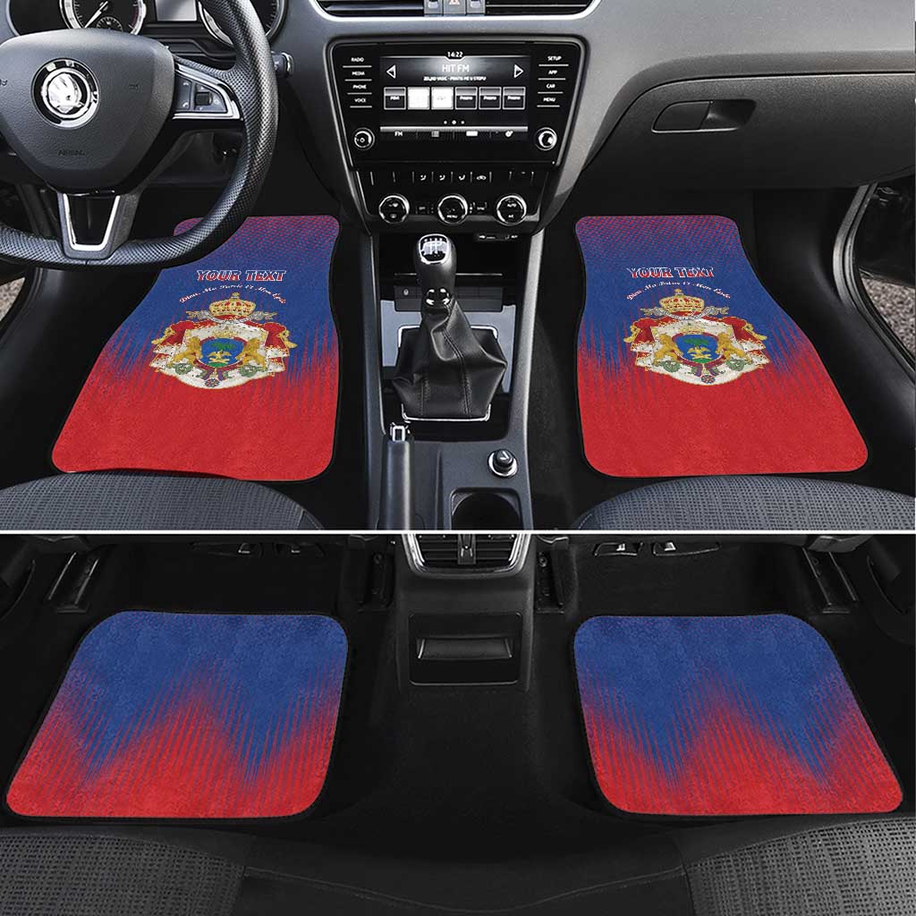 Personalized Second Empire of Haiti 1849-1859 Car Mats Imperial Coat Of Arms Flag Style