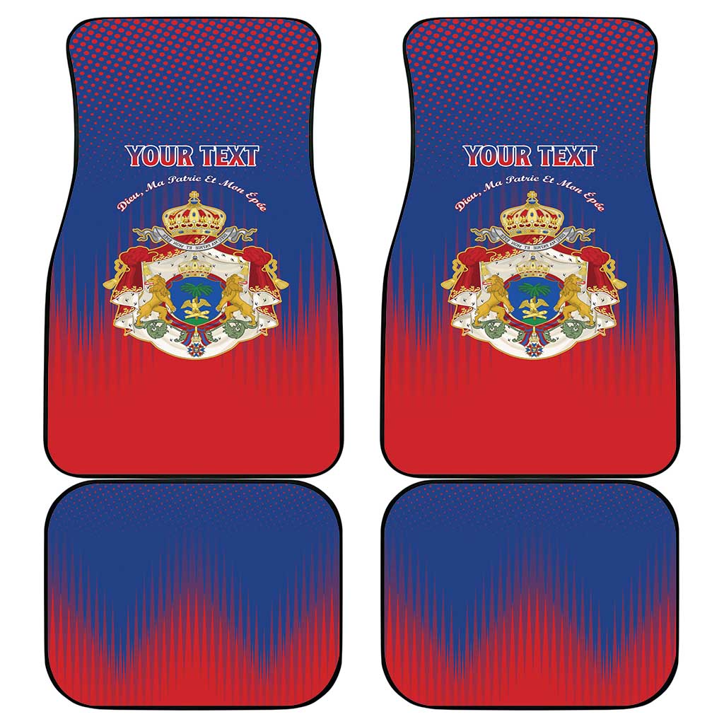 Personalized Second Empire of Haiti 1849-1859 Car Mats Imperial Coat Of Arms Flag Style