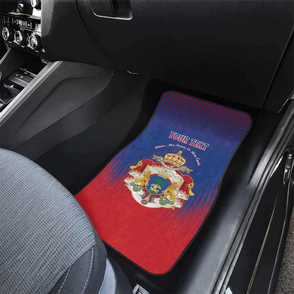 Personalized Second Empire of Haiti 1849-1859 Car Mats Imperial Coat Of Arms Flag Style