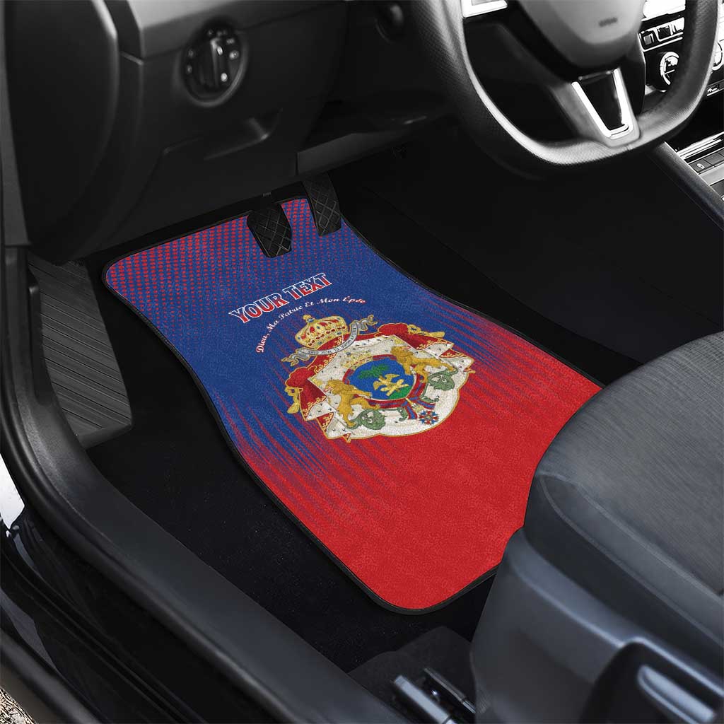 Personalized Second Empire of Haiti 1849-1859 Car Mats Imperial Coat Of Arms Flag Style