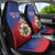 Personalized Second Empire of Haiti 1849-1859 Car Seat Cover Imperial Coat Of Arms Flag Style