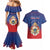 Personalized Second Empire of Haiti 1849-1859 Couples Matching Mermaid Dress and Hawaiian Shirt Imperial Coat Of Arms Flag Style