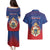 Personalized Second Empire of Haiti 1849-1859 Couples Matching Puletasi and Hawaiian Shirt Imperial Coat Of Arms Flag Style
