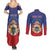 Personalized Second Empire of Haiti 1849-1859 Couples Matching Summer Maxi Dress and Long Sleeve Button Shirt Imperial Coat Of Arms Flag Style