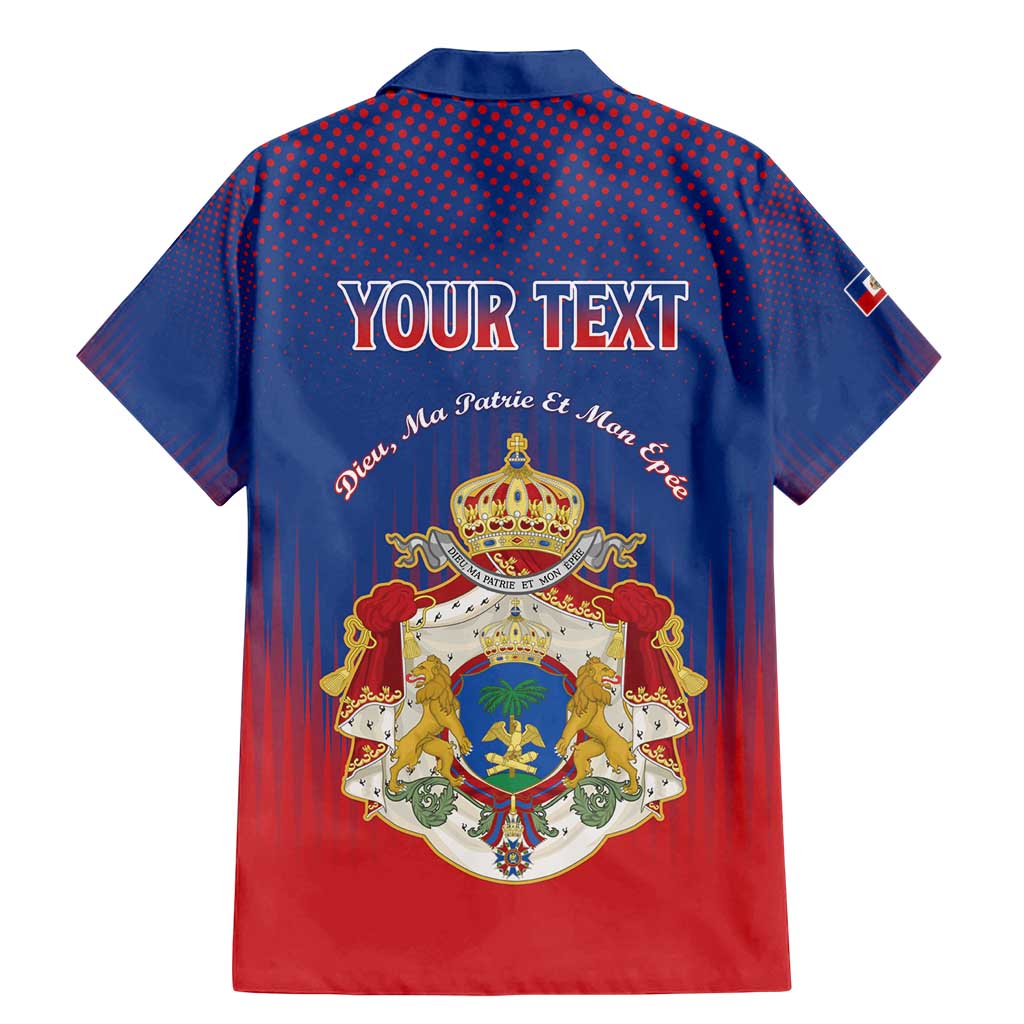 Personalized Second Empire of Haiti 1849-1859 Family Matching Mermaid Dress and Hawaiian Shirt Imperial Coat Of Arms Flag Style