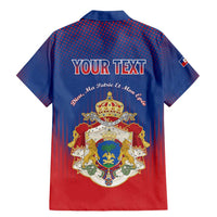 Personalized Second Empire of Haiti 1849-1859 Family Matching Mermaid Dress and Hawaiian Shirt Imperial Coat Of Arms Flag Style