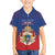 Personalized Second Empire of Haiti 1849-1859 Family Matching Off Shoulder Maxi Dress and Hawaiian Shirt Imperial Coat Of Arms Flag Style