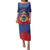 Personalized Second Empire of Haiti 1849-1859 Family Matching Puletasi and Hawaiian Shirt Imperial Coat Of Arms Flag Style
