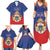 Personalized Second Empire of Haiti 1849-1859 Family Matching Summer Maxi Dress and Hawaiian Shirt Imperial Coat Of Arms Flag Style