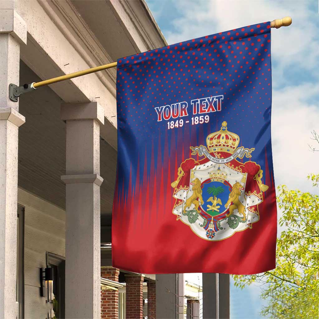 Personalized Second Empire of Haiti 1849-1859 Garden Flag Imperial Coat Of Arms Flag Style