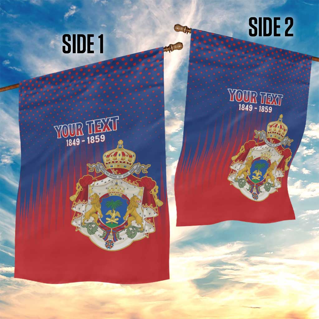 Personalized Second Empire of Haiti 1849-1859 Garden Flag Imperial Coat Of Arms Flag Style