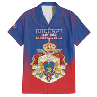Personalized Second Empire of Haiti 1849-1859 Hawaiian Shirt Imperial Coat Of Arms Flag Style