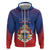 Personalized Second Empire of Haiti 1849-1859 Hoodie Imperial Coat Of Arms Flag Style