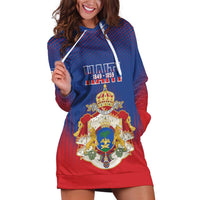 Personalized Second Empire of Haiti 1849-1859 Hoodie Dress Imperial Coat Of Arms Flag Style