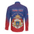 Personalized Second Empire of Haiti 1849-1859 Long Sleeve Button Shirt Imperial Coat Of Arms Flag Style