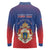 Personalized Second Empire of Haiti 1849-1859 Long Sleeve Polo Shirt Imperial Coat Of Arms Flag Style