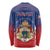 Personalized Second Empire of Haiti 1849-1859 Long Sleeve Shirt Imperial Coat Of Arms Flag Style