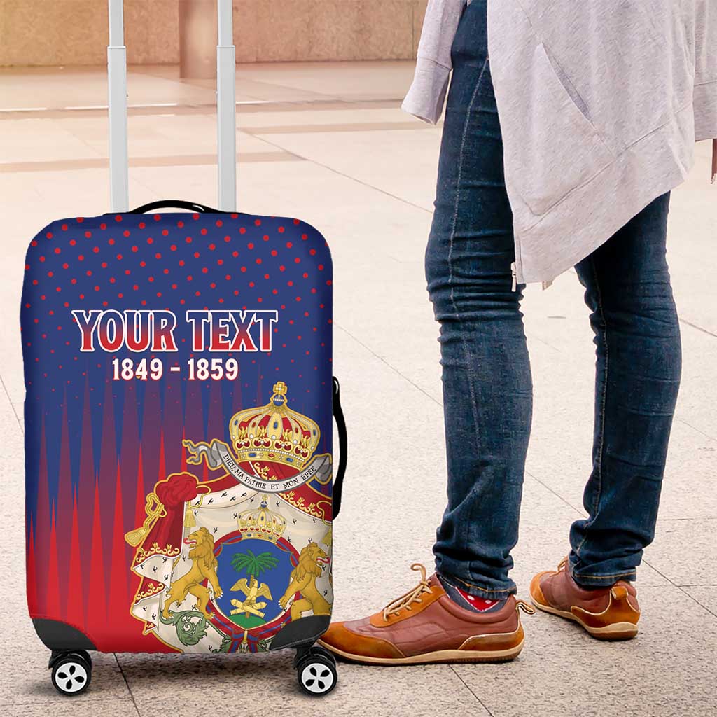 Personalized Second Empire of Haiti 1849-1859 Luggage Cover Imperial Coat Of Arms Flag Style