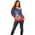 Personalized Second Empire of Haiti 1849-1859 Off Shoulder Sweater Imperial Coat Of Arms Flag Style