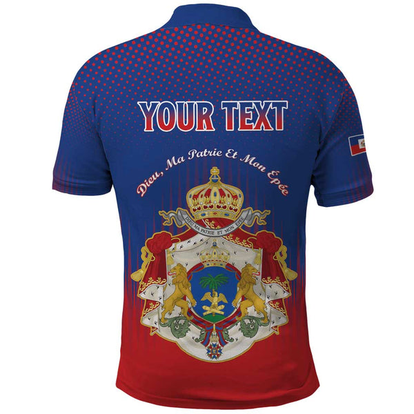 Personalized First Empire of Haiti 1804-1806 Kid Polo Shirt Liberté ou la Mort! LT15 main image 1