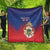 Personalized Second Empire of Haiti 1849-1859 Quilt Imperial Coat Of Arms Flag Style