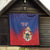 Personalized Second Empire of Haiti 1849-1859 Quilt Imperial Coat Of Arms Flag Style