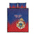 Personalized Second Empire of Haiti 1849-1859 Quilt Bed Set Imperial Coat Of Arms Flag Style