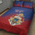 Personalized Second Empire of Haiti 1849-1859 Quilt Bed Set Imperial Coat Of Arms Flag Style