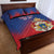 Personalized Second Empire of Haiti 1849-1859 Quilt Bed Set Imperial Coat Of Arms Flag Style