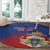 Personalized Second Empire of Haiti 1849-1859 Round Carpet Imperial Coat Of Arms Flag Style