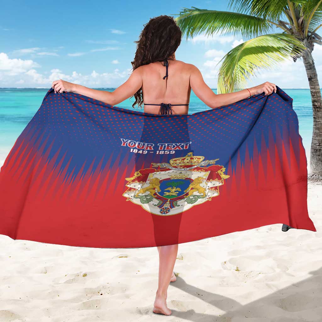 Personalized Second Empire of Haiti 1849-1859 Sarong Imperial Coat Of Arms Flag Style