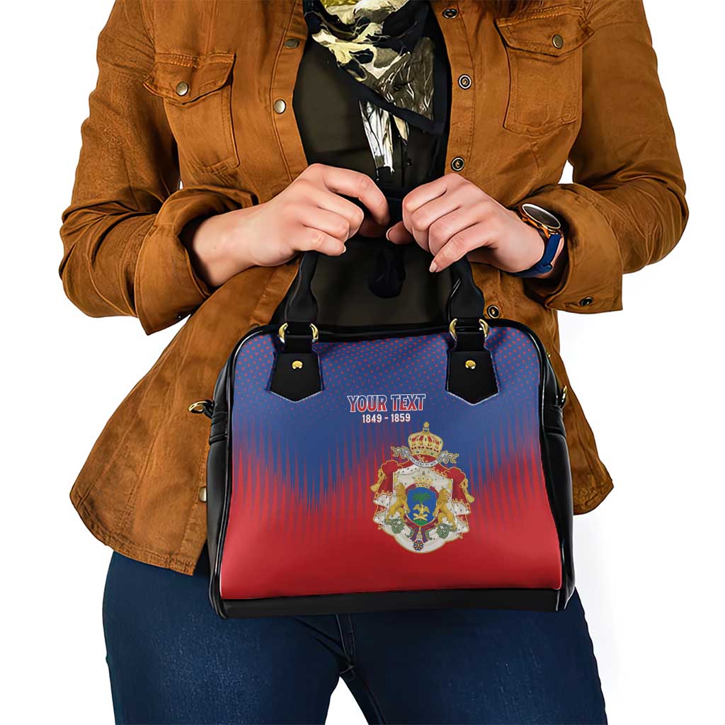 Personalized Second Empire of Haiti 1849-1859 Shoulder Handbag Imperial Coat Of Arms Flag Style