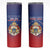 Personalized Second Empire of Haiti 1849-1859 Skinny Tumbler Imperial Coat Of Arms Flag Style