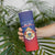 Personalized Second Empire of Haiti 1849-1859 Skinny Tumbler Imperial Coat Of Arms Flag Style