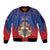 Personalized Second Empire of Haiti 1849-1859 Sleeve Zip Bomber Jacket Imperial Coat Of Arms Flag Style