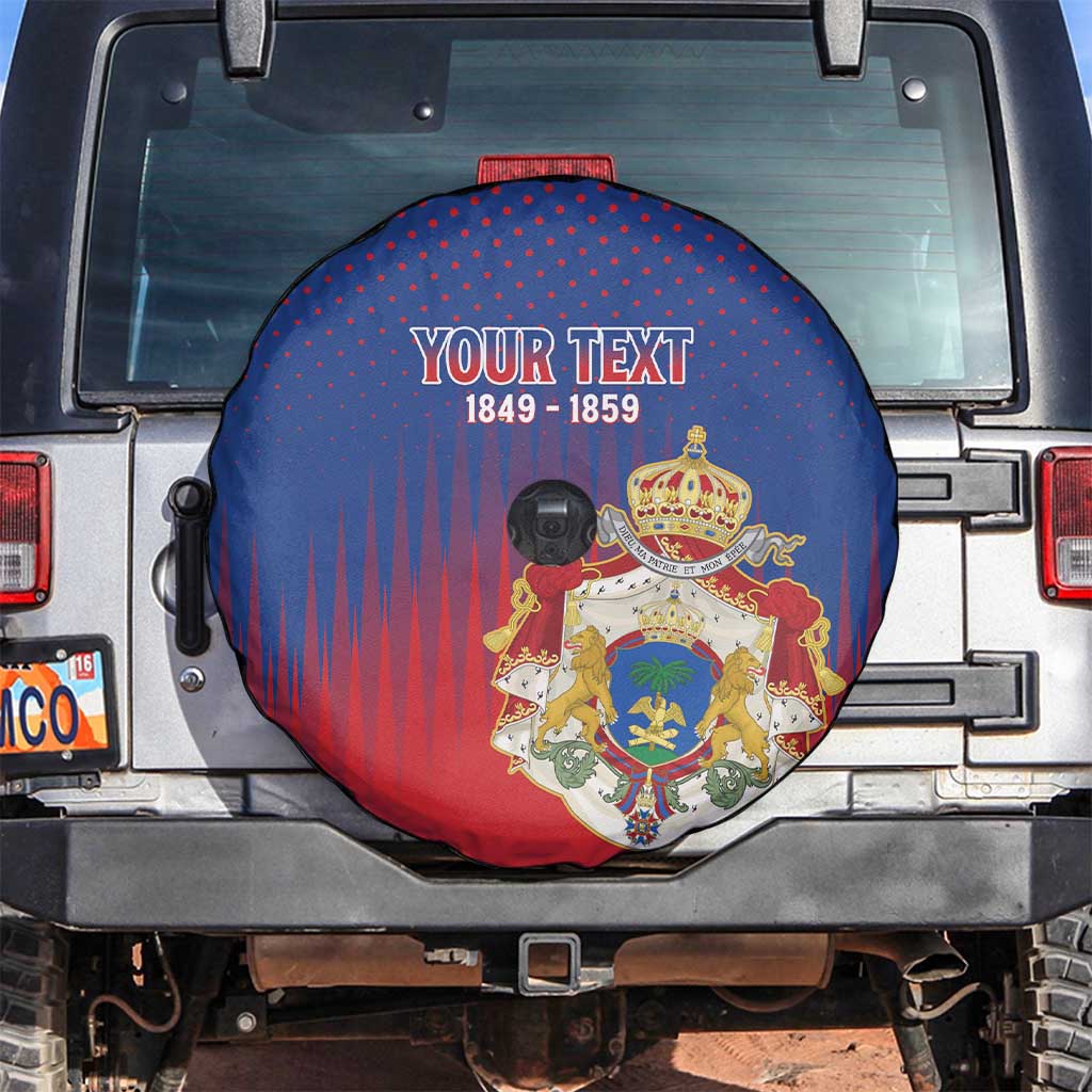 Personalized Second Empire of Haiti 1849-1859 Spare Tire Cover Imperial Coat Of Arms Flag Style