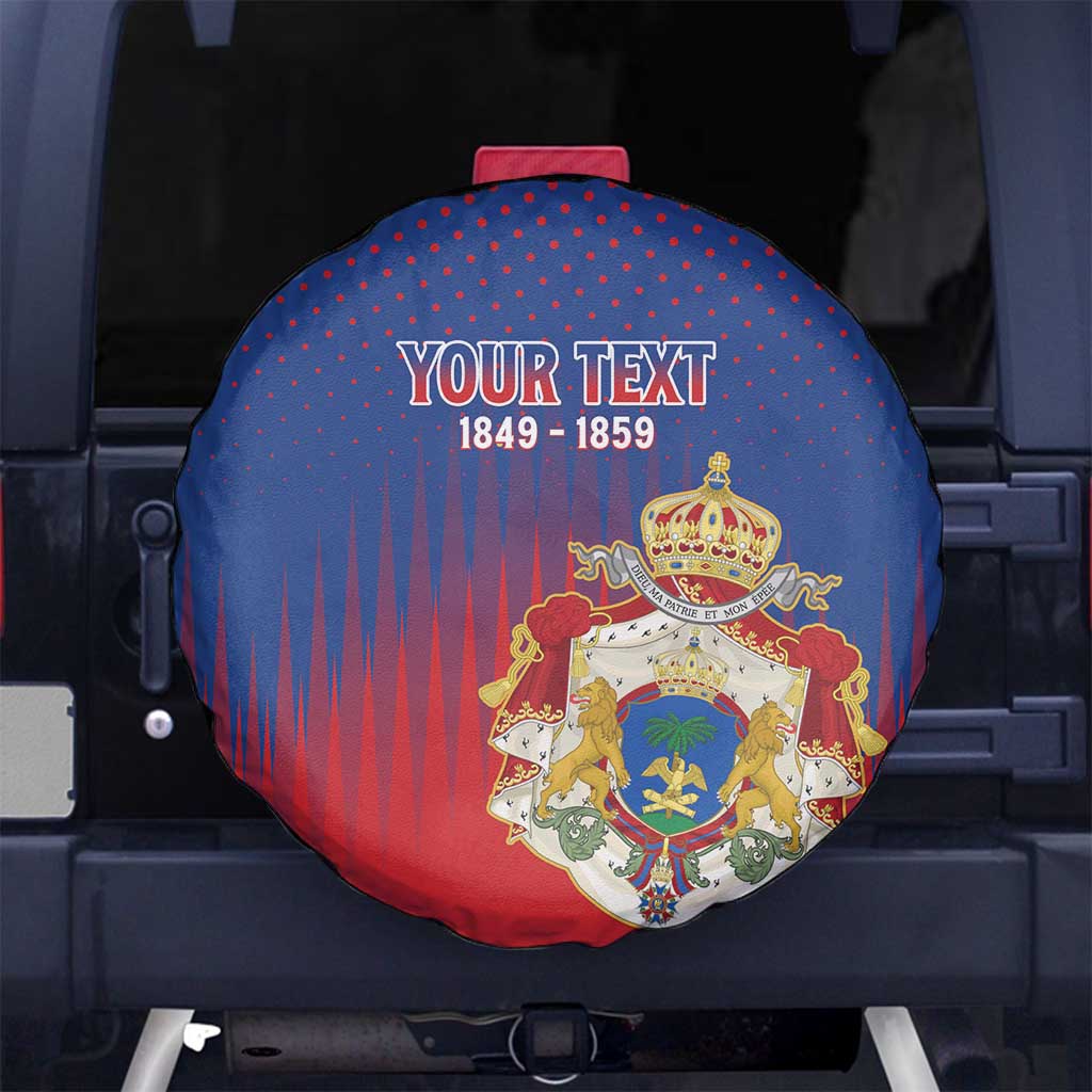 Personalized Second Empire of Haiti 1849-1859 Spare Tire Cover Imperial Coat Of Arms Flag Style