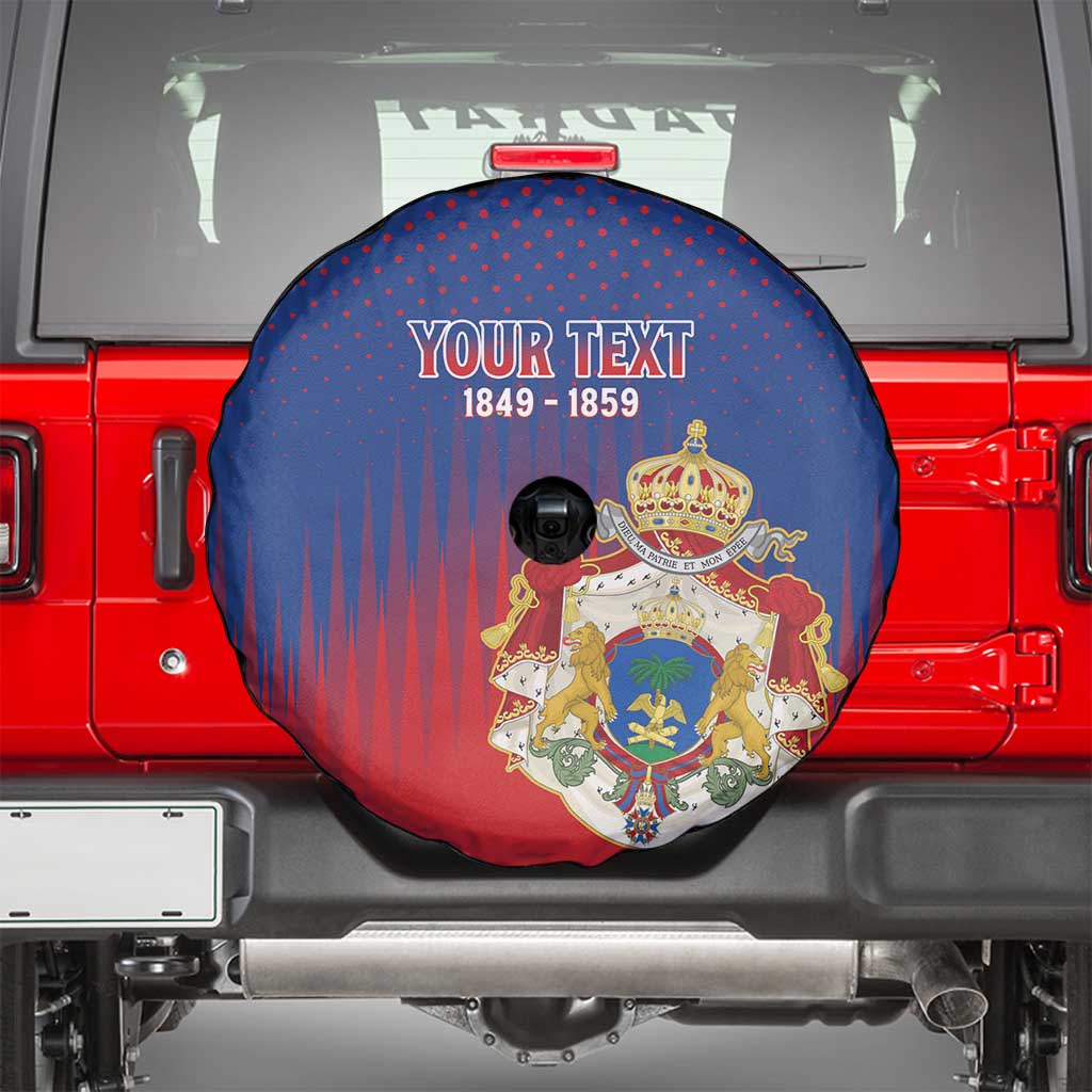 Personalized Second Empire of Haiti 1849-1859 Spare Tire Cover Imperial Coat Of Arms Flag Style