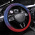Second Empire of Haiti 1849-1859 Steering Wheel Cover Imperial Coat Of Arms Flag Style