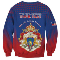 Personalized Second Empire of Haiti 1849-1859 Sweatshirt Imperial Coat Of Arms Flag Style