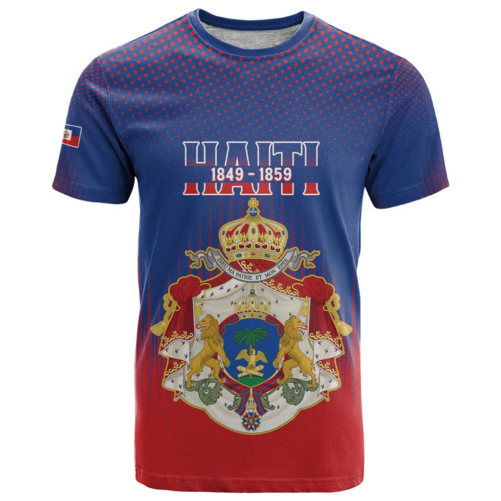 Personalized Second Empire of Haiti 1849-1859 T Shirt Imperial Coat Of Arms Flag Style