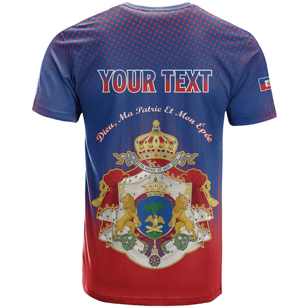 Personalized Second Empire of Haiti 1849-1859 T Shirt Imperial Coat Of Arms Flag Style